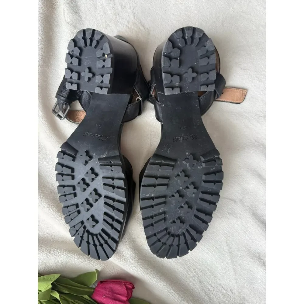 Madewell Claudie Heeled Lugsole Mary Jane size 10 1/2